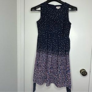 Maison Jules Dress 4 Blue Polka Dot Sleeveless